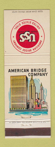 Matchbook Cover - United States Steel