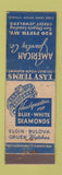 Matchbook Cover - American Jewelry Elgin Bulova Gruen Watches San Diego CA WORN