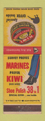 Matchbook Cover - Kiwi Shoe Polish Marines