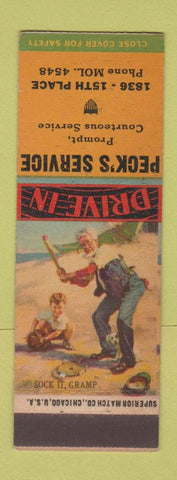 Matchbook Cover - Peck's Service