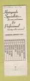 Matchbook Cover - Beau Belle Salons Covington KY