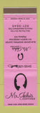 Matchbook Cover - Mr John's Coiffures  Salon