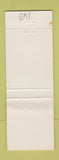 Matchbook Cover - Mr John's Coiffures  Salon