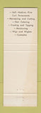 Matchbook Cover - Columbia Plaza Beauty Salon