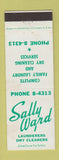 Matchbook Cover - Sally Ward Laundry Dry Cleaning WORN