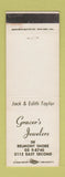Matchbook Cover - Gracer's Jewelry Long Beach CA