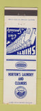 Matchbook Cover - Horton's Laundry Dry Cleaners Sanitone Cleveland OH