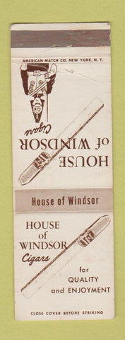 Matchbook Cover - House of Windsor Cigars WEAR