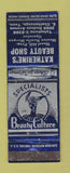 Matchbook Cover - Katherine's Beauty Shop Chattanooga TN WORN