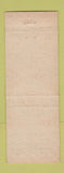 Matchbook Cover - Union Supply Oil Well Artesia Hobbs NM Aspermont Sundown TX