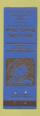 Matchbook Cover - Art Curl Beauty Salon Chicago? Girlie WEAR