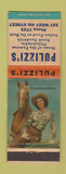 Matchbook Cover - Pulizzi's Restaurant Italian WORN