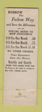 Matchbook Cover - Fulton Finance Birmingham AL WEAR