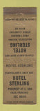 Matchbook Cover - Hotel Sterling Cleveland OH WEAR