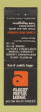 Matchbook Cover - Albert Motor Lodge Palmerston New Zealand