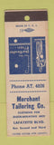 Matchbook Cover - Merchant Tailoring Men's Clothes SAMPLE
