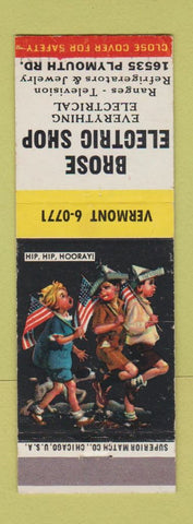 Matchbook Cover - Brose Electric