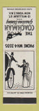 Matchbook Cover - Coachman Restaurant New York City