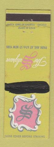 Matchbook Cover - Sulgrave New York City BLACKED OUT