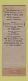 Matchbook Cover - Hotel Annapolis Washington DC bellhop WEAR