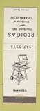 Matchbook Cover - Redigas propane Hartland WI grill