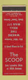 Matchbook Cover - The Scoop Restaurant