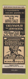 Matchbook Cover - Normandy Renovators Minneapolis MN clothing repair