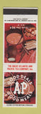 Matchbook Cover - Great Atlantic Pacific Tea Foods