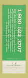 Matchbook Cover - Oklahoma State Lodges Texoma Roman Nose Lake Murray WEAR