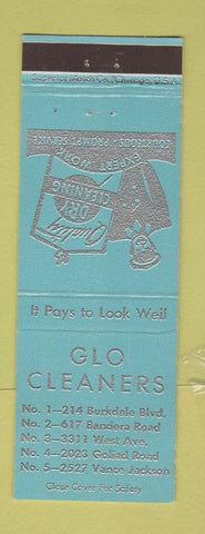 Matchbook Cover - Glo Cleaners San Antonio TX