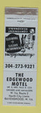 Matchbook Cover - Edgwood Motel Ravenswood WV WEAR