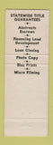 Matchbook Cover - American First Title Trust Oklahoma City OK WEAR