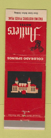 Matchbook Cover - Antlers Hotel Colorado Springs