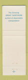 Matchbook Cover - Great Northern Railroad