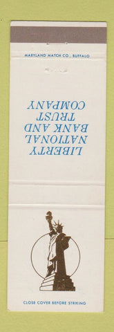 Matchbook Cover - Liberty National Bank and Trust Statue of Liberty WEAR