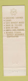 Matchbook Cover - Liberty National Bank Fort Lauderdale FL Liberty Bell WORN