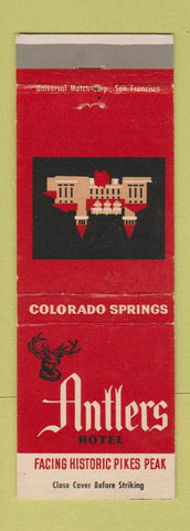 Matchbook Cover - Antlers Hotel Colorado Springs