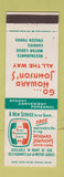 Matchbook Cover - Howard Johnson's Restaurants Motor Lodges