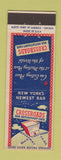 Matchbook Cover - Crossroads Bar Restaurant Cafe New York City