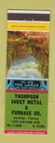 Matchbook Cover - Thompson Sheet METal Furnace