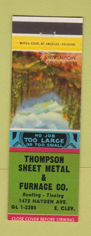 Matchbook Cover - Thompson Sheet METal Furnace