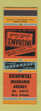Matchbook Cover - Cichowski Insurance Agency New Britain CT