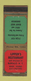 Matchbook Cover - Lippen's Restaurant Buffalo NY WEAR