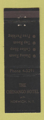 Matchbook Cover - Chenango Hotel Norwich NY