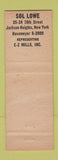 Matchbook Cover - EZ Underwear Hosiery Jackson Heights NY
