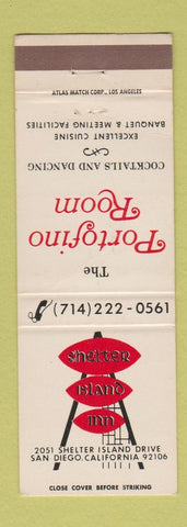 Matchbook Cover - Shelter Island Inn San Diego CA
