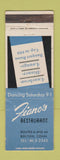 Matchbook Cover - Fiano's Restaurant Bolton CT WORN