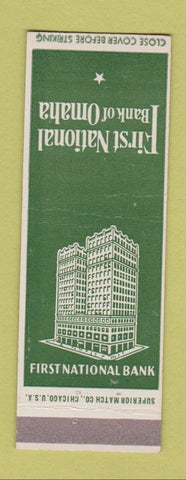 Matchbook Cover - First National Bank Omaha NE