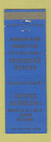 Matchbook Cover - Hotel Sterling Cleveland OH