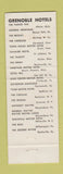 Matchbook Cover - Beckley Hotel WV Grenoble